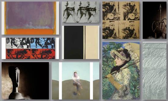 ده اثری که در حراجی‌های سال 2014 با بالاترین قیمت به فروش رسیدند / وارهول با ۳ اثر